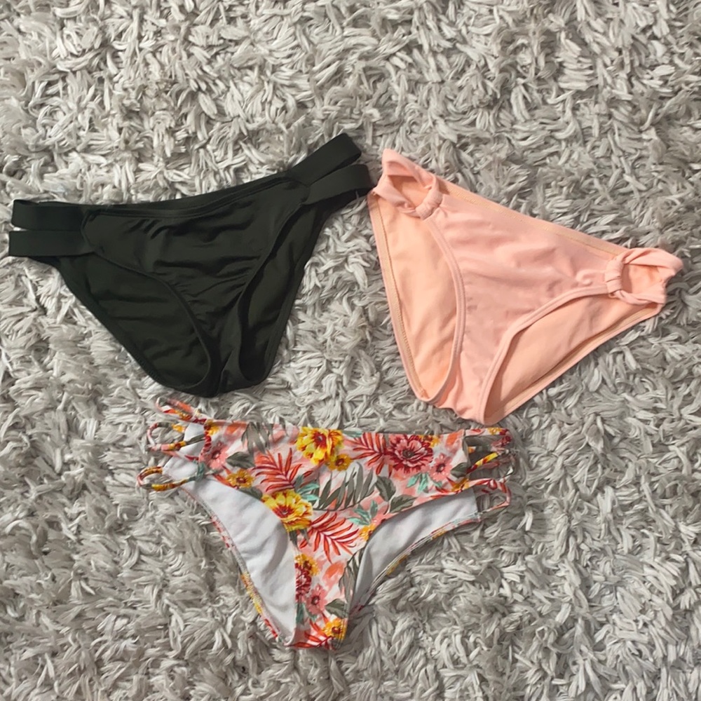 Mossimo, xhilaration, and Hollister bikini bottoms